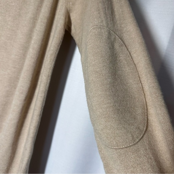 Banana Republic Sweater Womens Wool Crew Neck Gold Stars Nautical Minimalist XL - Picture 8 of 11